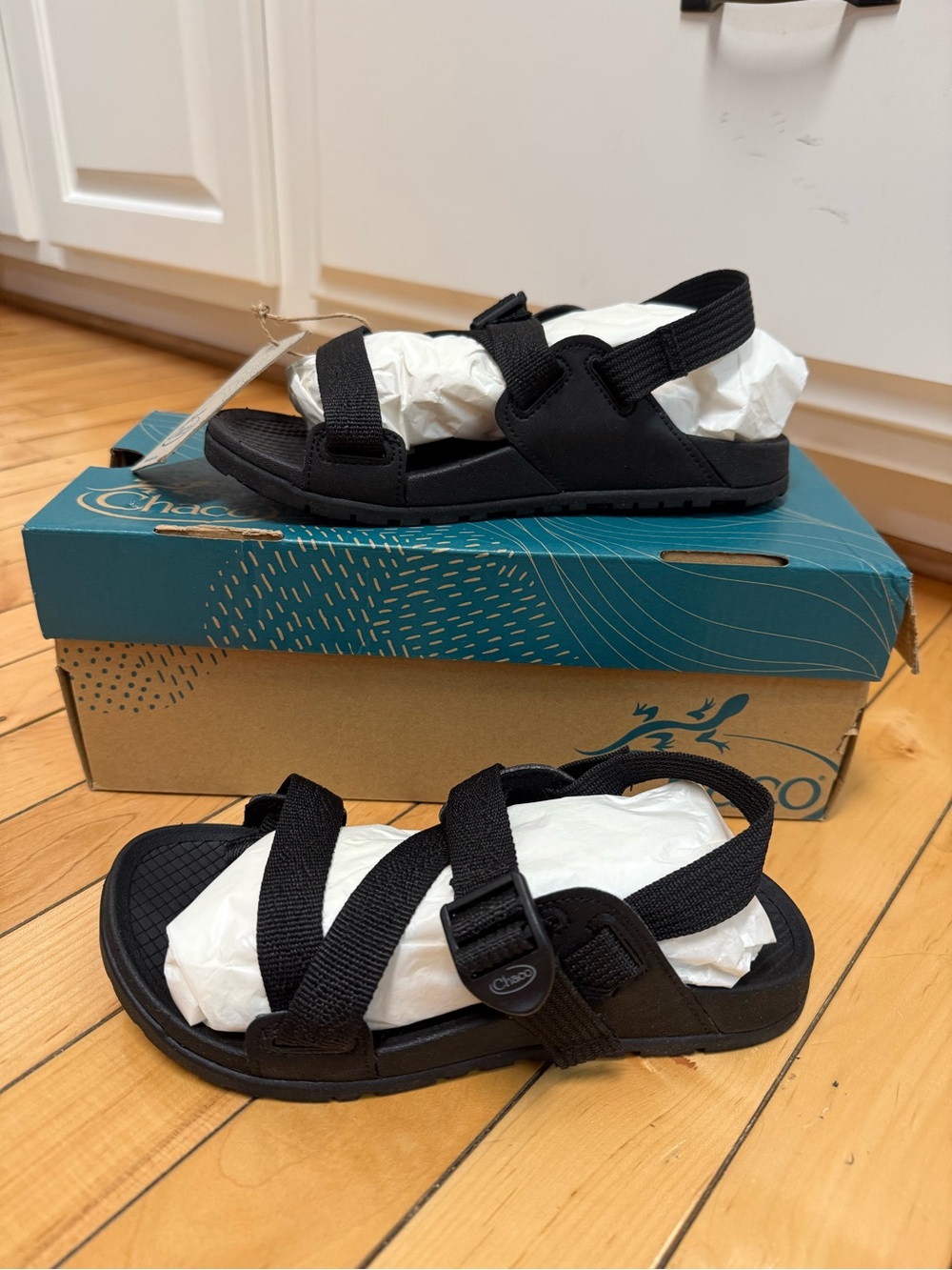 New In Box Chaco Low Down 2 Sandals Black Womens 5 New with Tags Outdoor Hiking